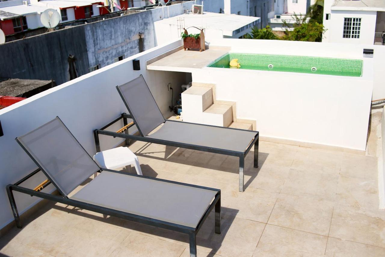 Apartamento privado, NUEVO Rooftop, AC, GRAN WF Cancún Exterior foto