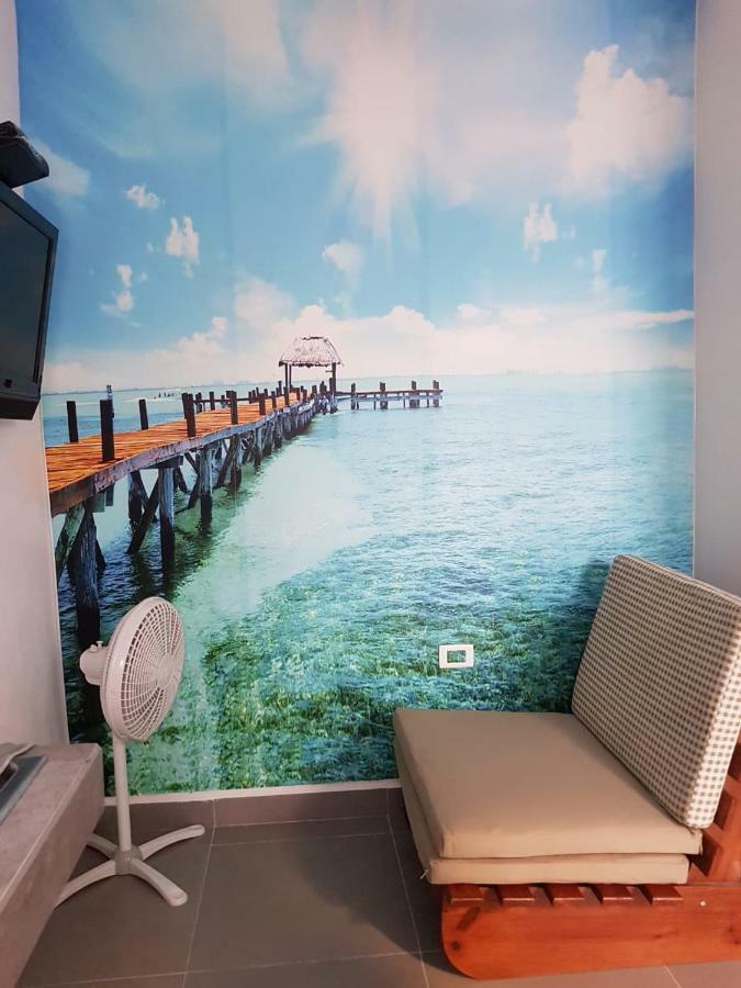 Apartamento privado, NUEVO Rooftop, AC, GRAN WF Cancún Exterior foto